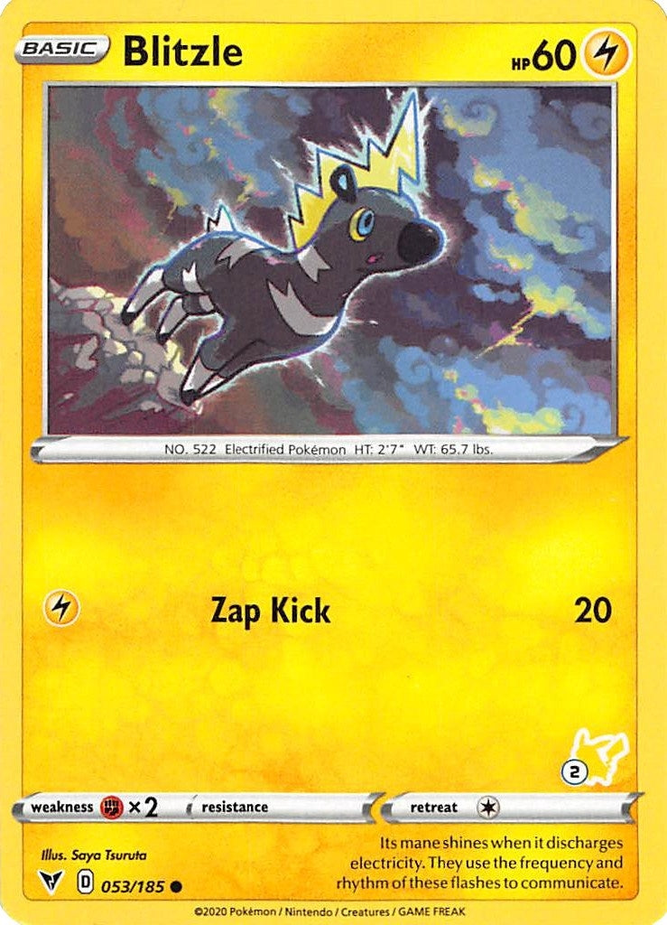 Image for Blitzle - 053/185 (#2 Pikachu Stamped) (53) (BA22)