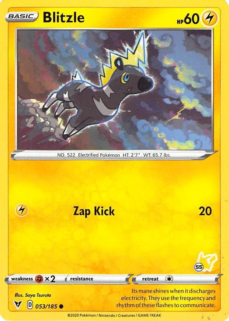 Image for Blitzle - 053/185 (#55 Pikachu Stamped) (53) (BA22)