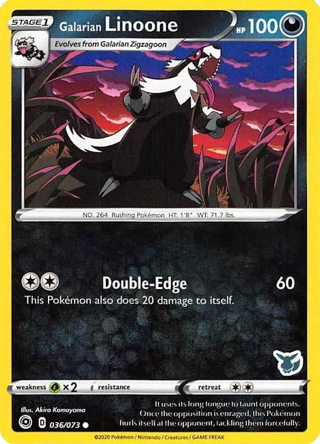 Image for Galarian Linoone - 036/073 (Eevee Stamped) (36) (BA22)