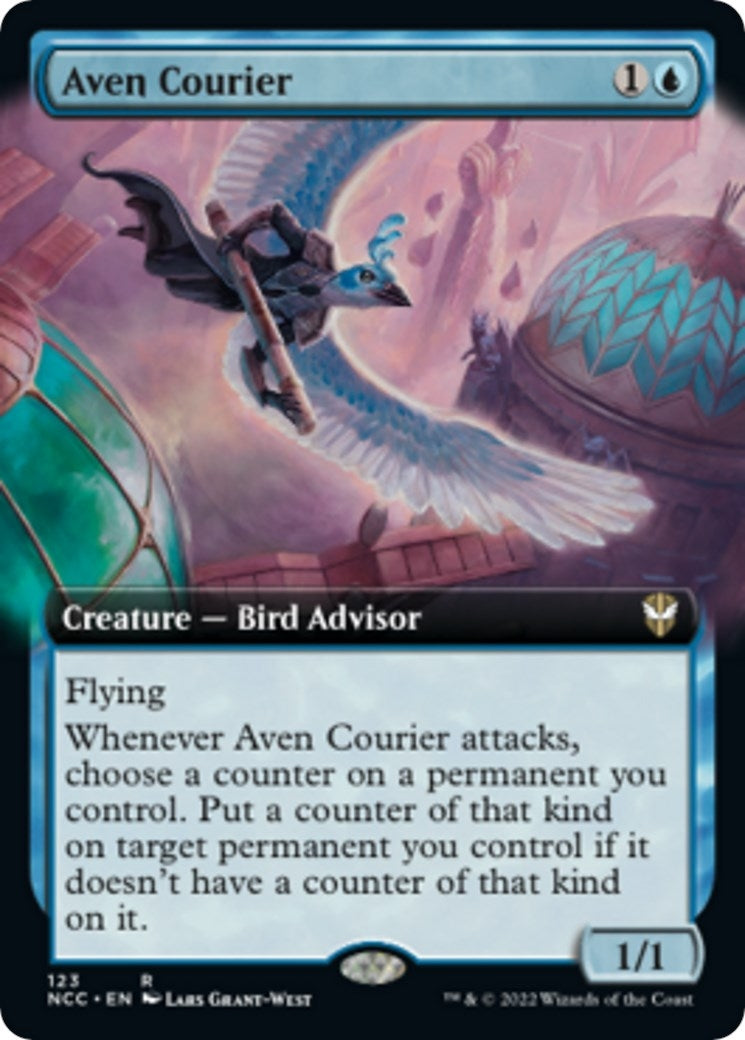 Image for Aven Courier (Extended Art) (123) (NCC)