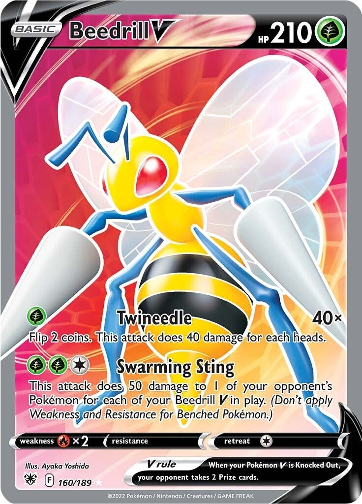 Image for Beedrill V (Full Art) (160) (SWSH10)