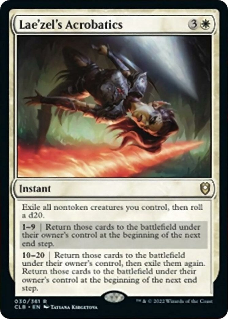 Image for Lae'zel's Acrobatics (30) [Commander Legends: Battle for Baldur's Gate]