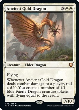 Image for Ancient Gold Dragon (3) (CLB)