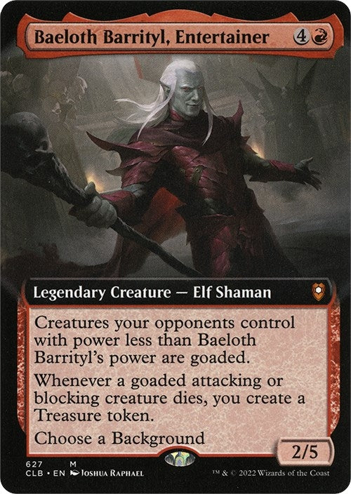 Image for Baeloth Barrityl, Entertainer (Extended Art) (627) (CLB)