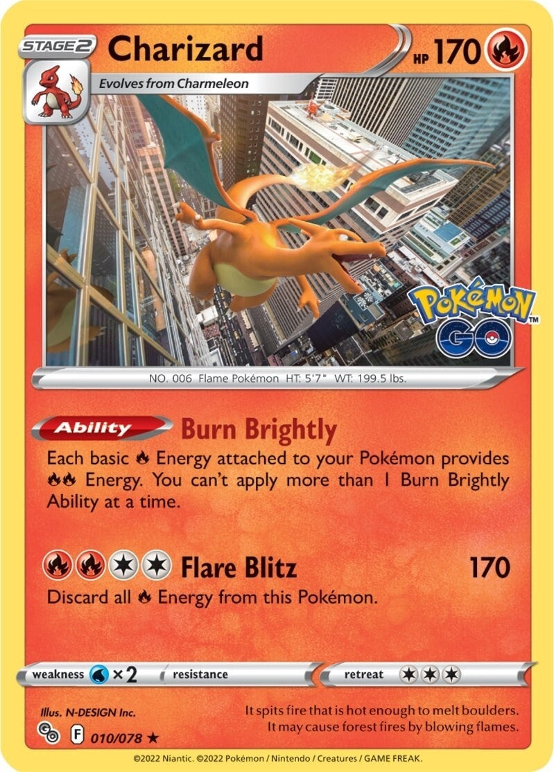 Image for Charizard (10) (PGO)