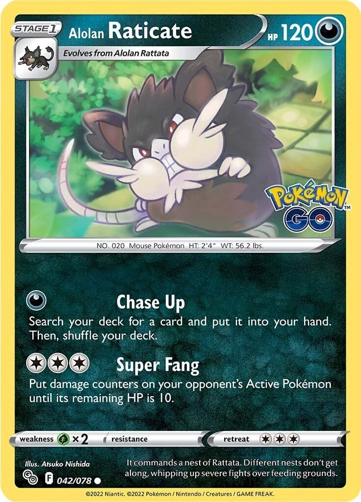 Image for Alolan Raticate (42) (PGO)