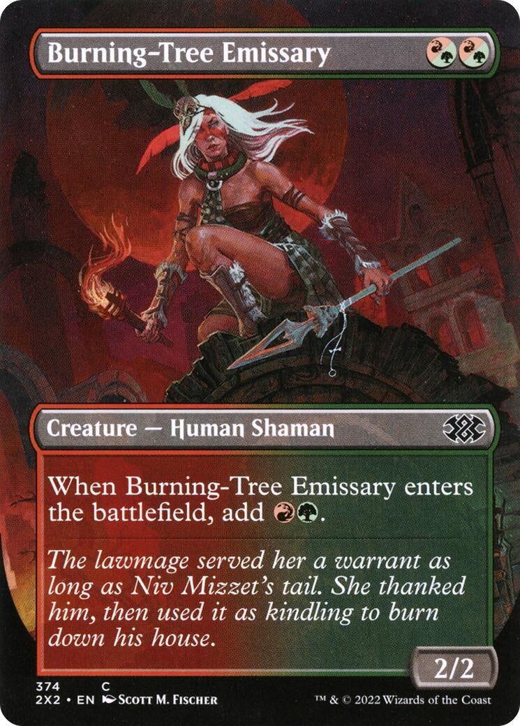 Image for Burning-Tree Emissary (Borderless) (374) (2X2)