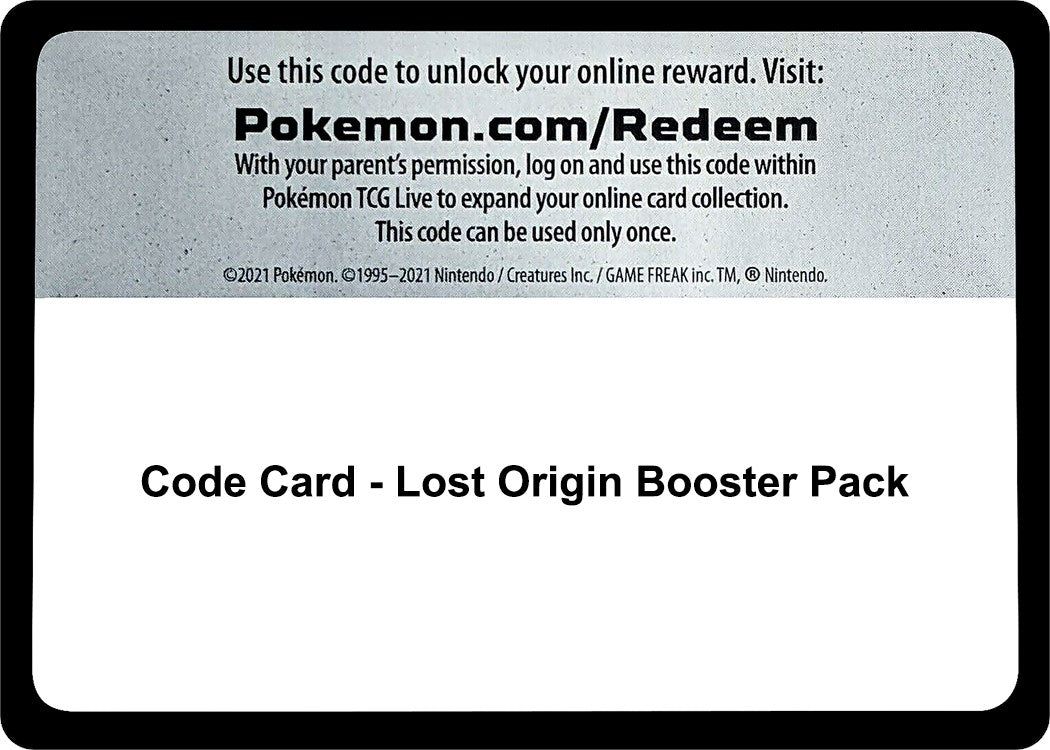 Image for Code Card - Lost Origin Booster Pack (SWSH11)
