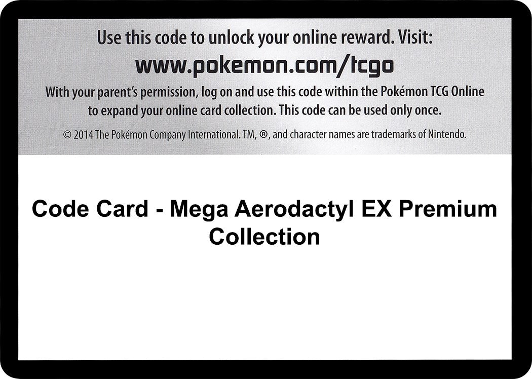 Image for Code Card - Mega Aerodactyl EX Premium Collection (BKT)