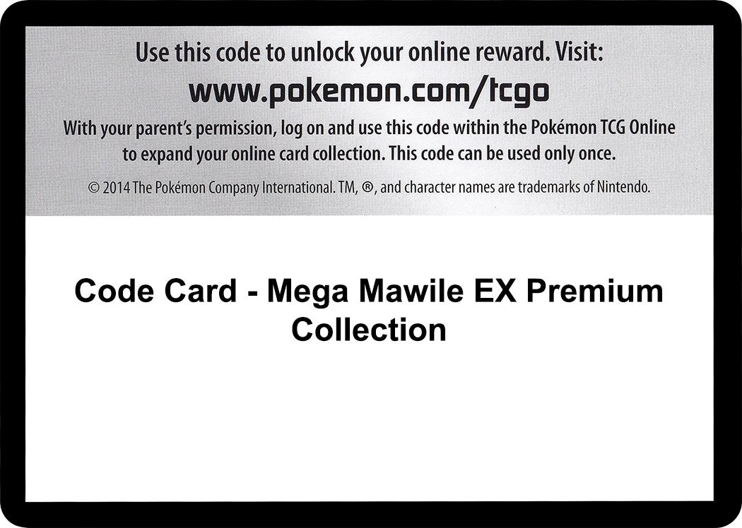 Image for Code Card - Mega Mawile EX Premium Collection (FCO)