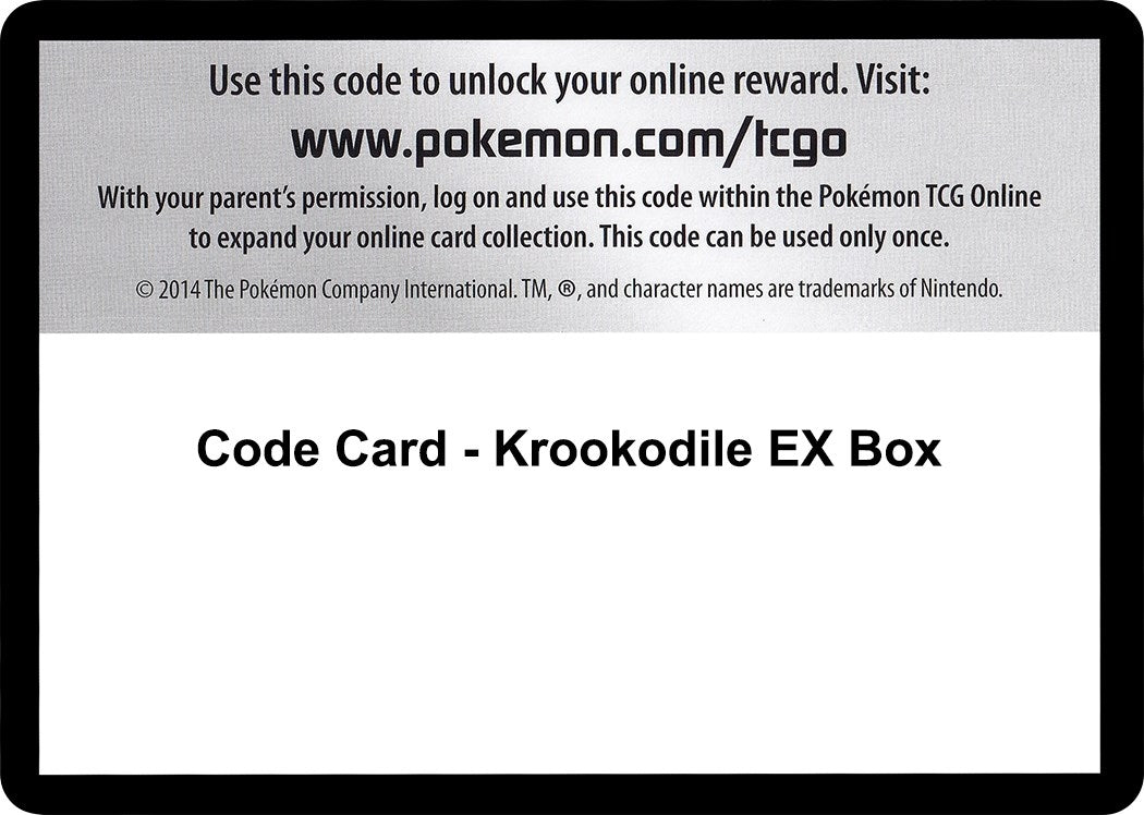 Image for Code Card - Krookodile EX Box (FLF)