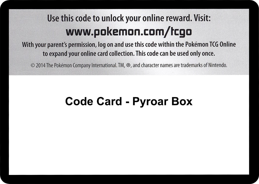 Image for Code Card - Pyroar Box (FLF)