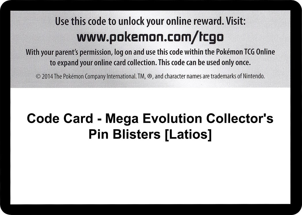 Image for Code Card - Mega Evolution Collector's Pin Blisters [Latios] (ROS)