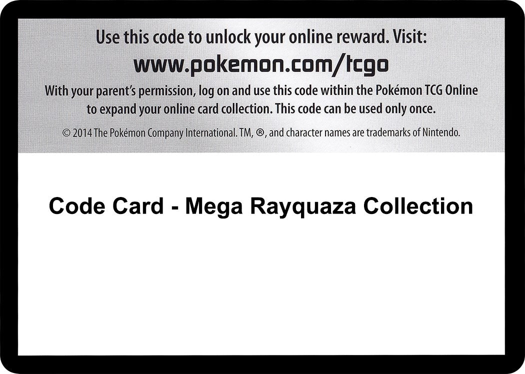Image for Code Card - Mega Rayquaza Collection (ROS)