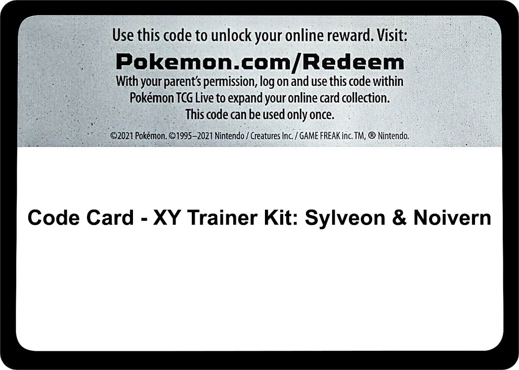 Image for Code Card - XY Trainer Kit: Sylveon & Noivern (PR)
