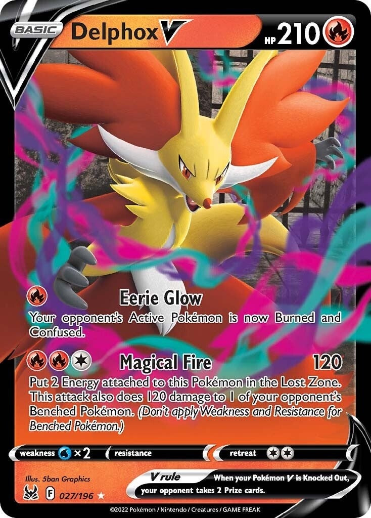 Image for Delphox V (27) (SWSH11)