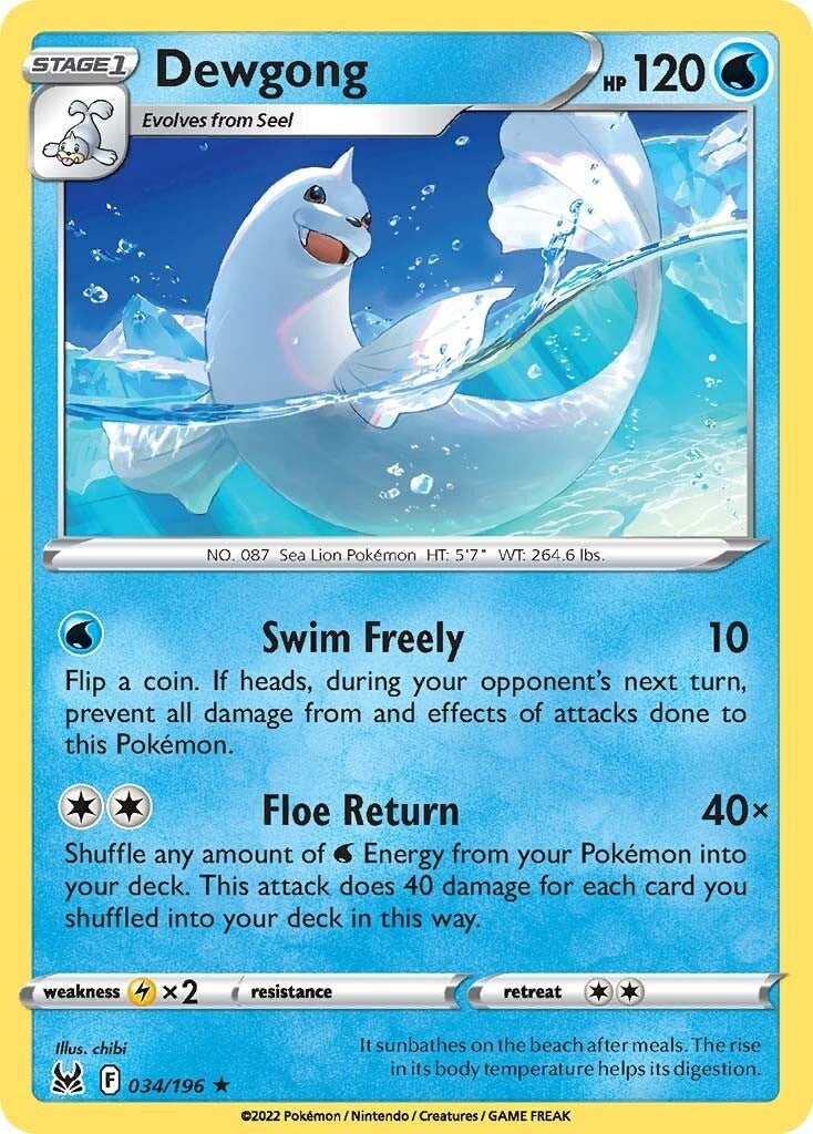 Image for Dewgong (34) (SWSH11)