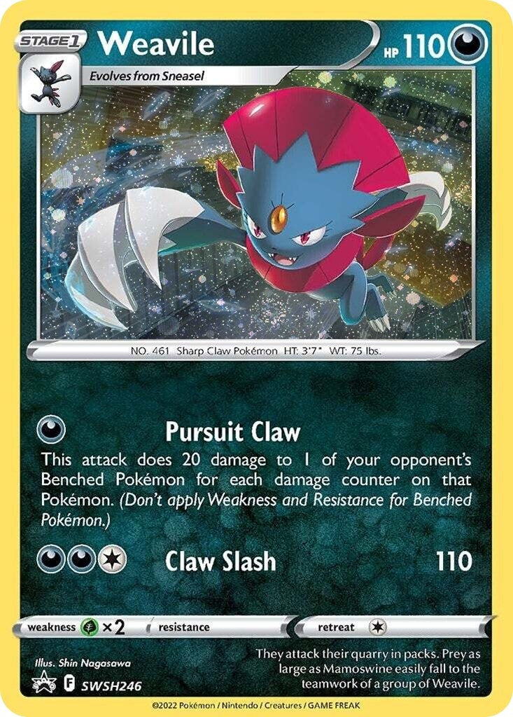 Image for Weavile - SWSH246 (Cosmos Holo) (246) (SWSD)