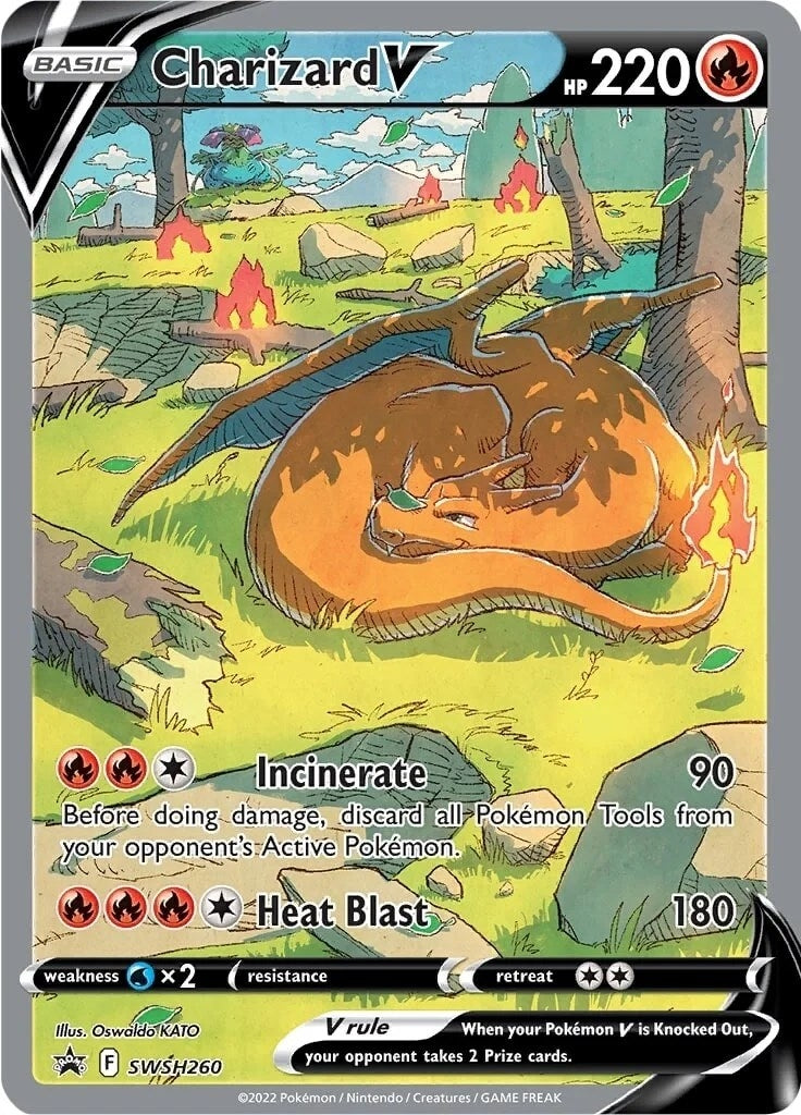 Image for Charizard V - SWSH260 (260) (SWSD)