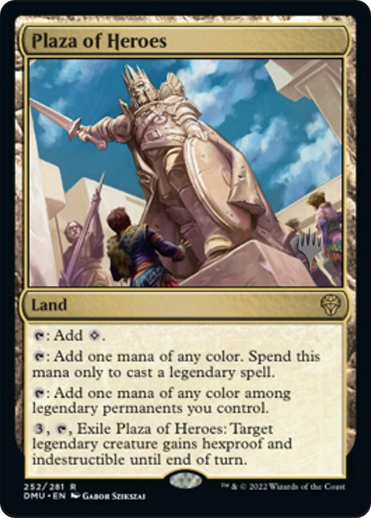 Plaza of Heroes (252) [Promo Pack: Dominaria United]
