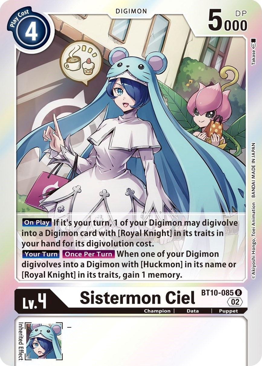 Sistermon Ciel (BT10-085 R) (Xros Encounter) (BT10)