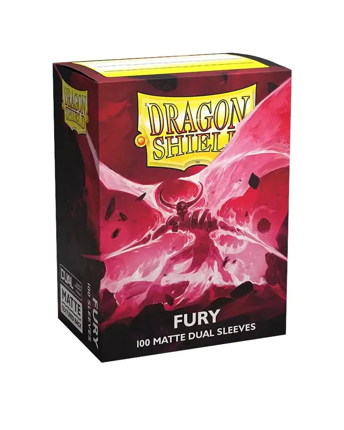 Dragon Shield: Dual Matte Sleeves - Fury (100ct)