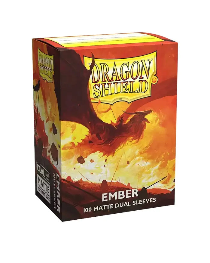 Dragon Shield: Dual Matte Sleeves - Ember (100ct)