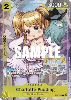 Collection of Charlotte Pudding (Offline Regional 2023) [Winner] [One Piece Promotion Cards] in a gallery layout