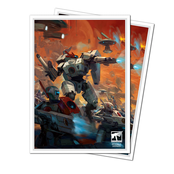 Ultra Pro: Warhammer 40,000: Deck Protectors 105ct- T'au Empire Codex Aligned (PREORDER)