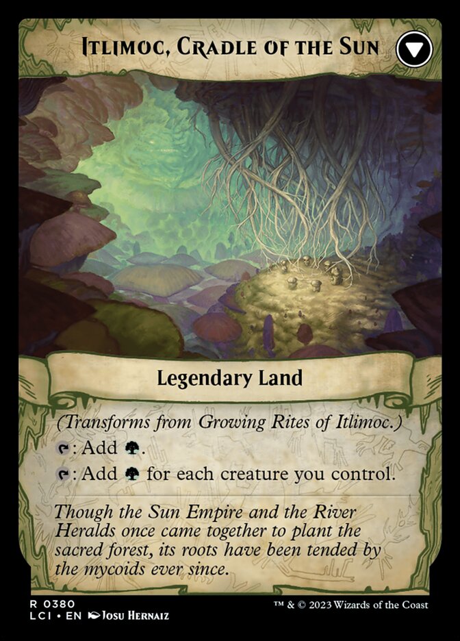 Growing Rites of Itlimoc (Extended Art) (Back)