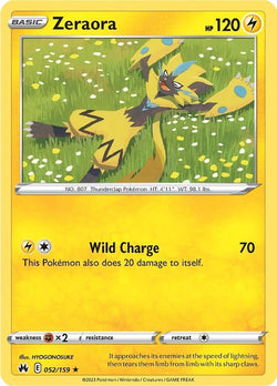 Collection of Zeraora (052/159) [Sword & Shield: Crown Zenith] in a gallery layout