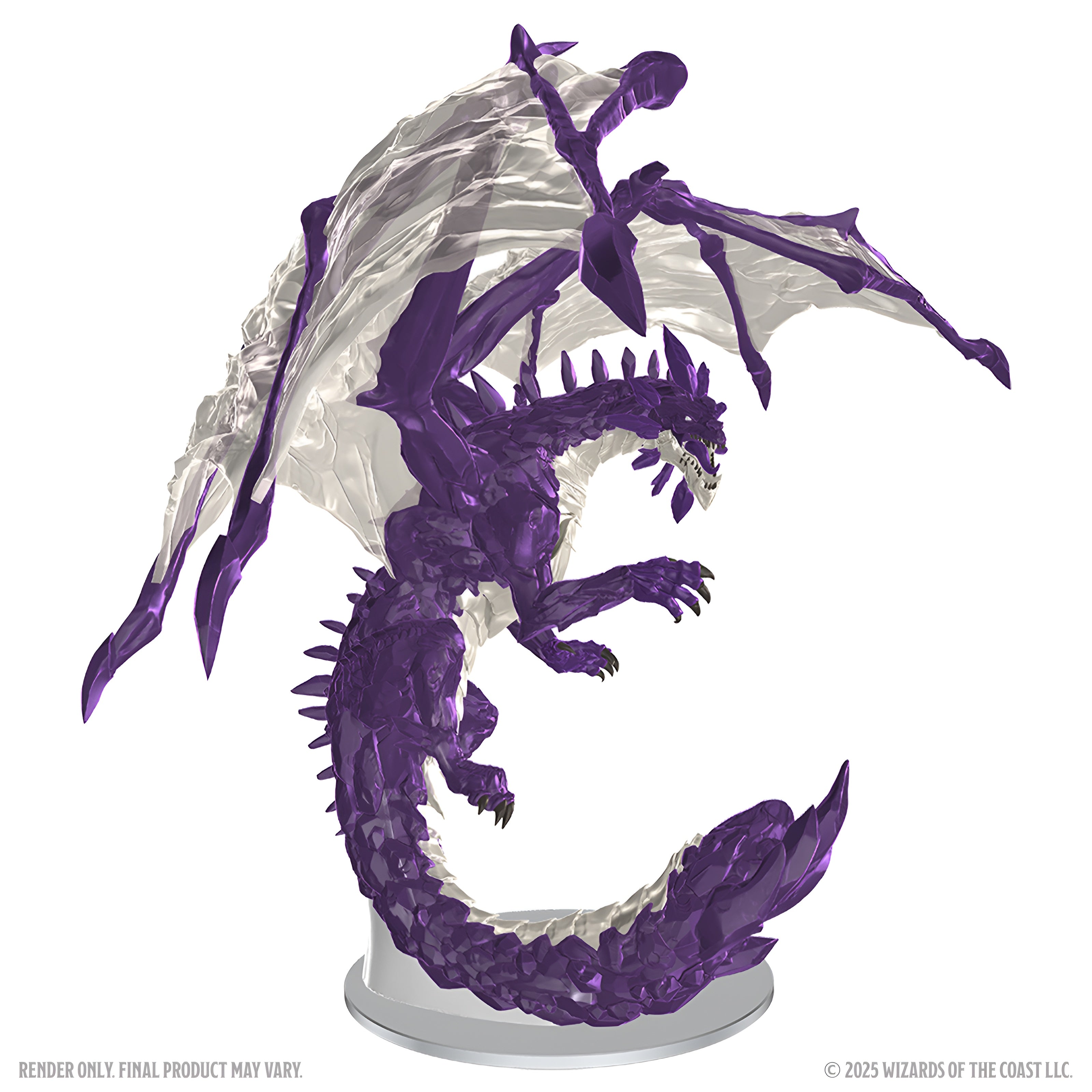 D&D Icons of the Realms: Adult Amethyst Dragon Boxed Miniature (PREORDER)
