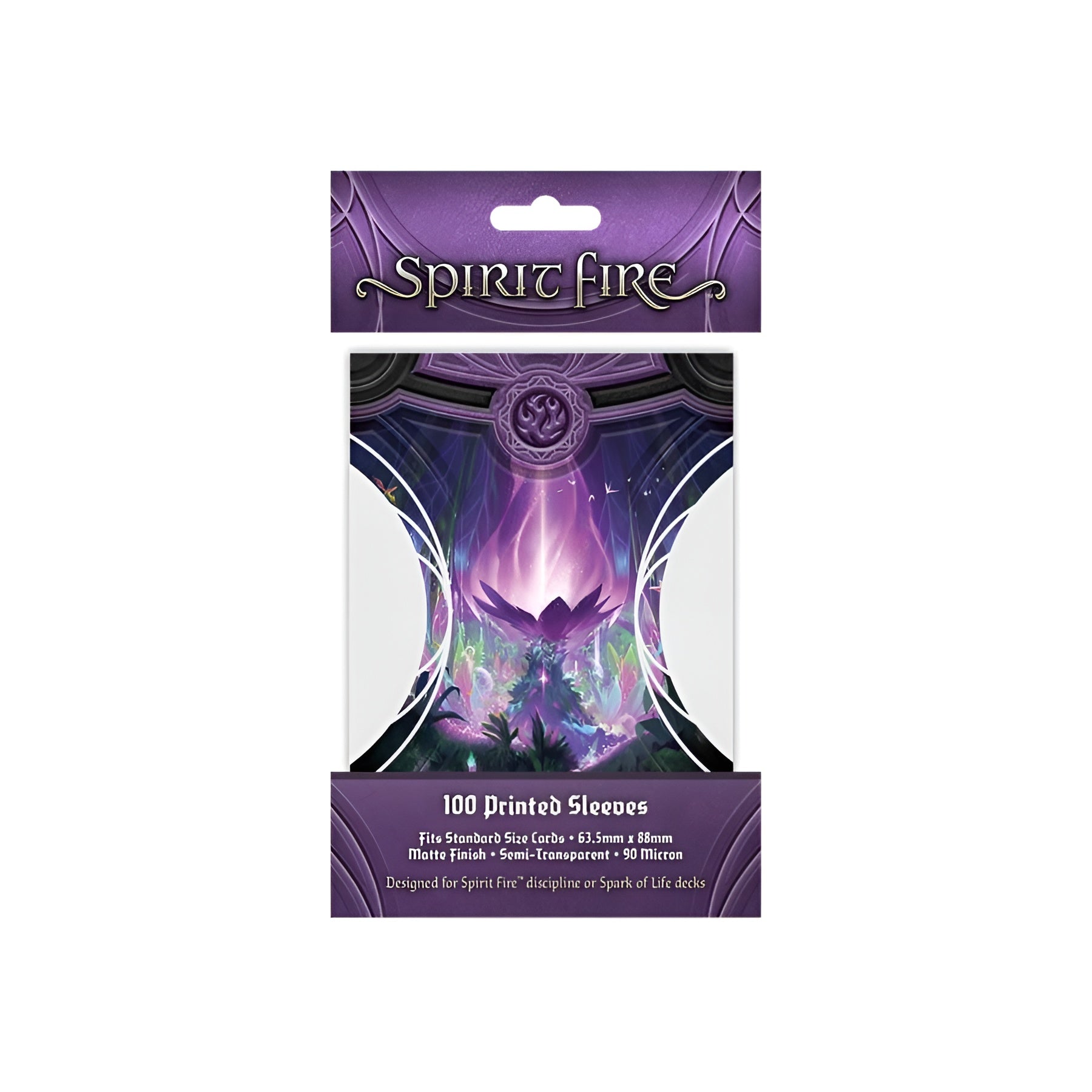 Spirit Fire: Semi-transparent Printed Sleeves: Spirit Bloom [Purple] (PREORDER)