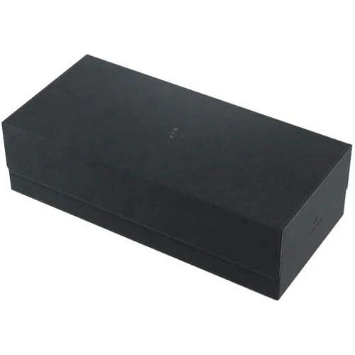 Black Game Genic Deck Box: Dungeon 1100+ Convertible designed for storing trading cards and gaming accessories.