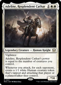 Collection of Adeline, Resplendent Cathar [March of the Machine Commander] in a gallery layout