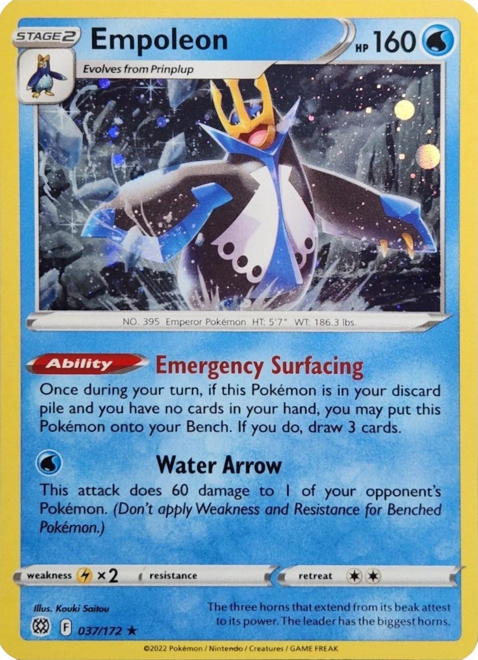 Image for Empoleon - 037/172 (Cosmos Holo) (37) (MCAP)