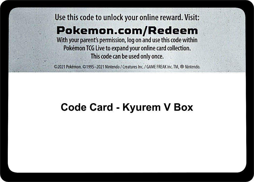 Image for Code Card - Kyurem V Box (MCAP)