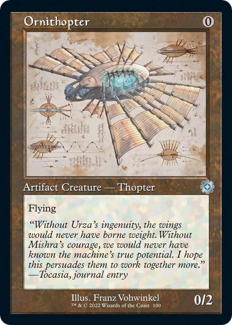 Image for Ornithopter (Schematic) (100) [The Brothers' War: Retro Frame Artifacts]
