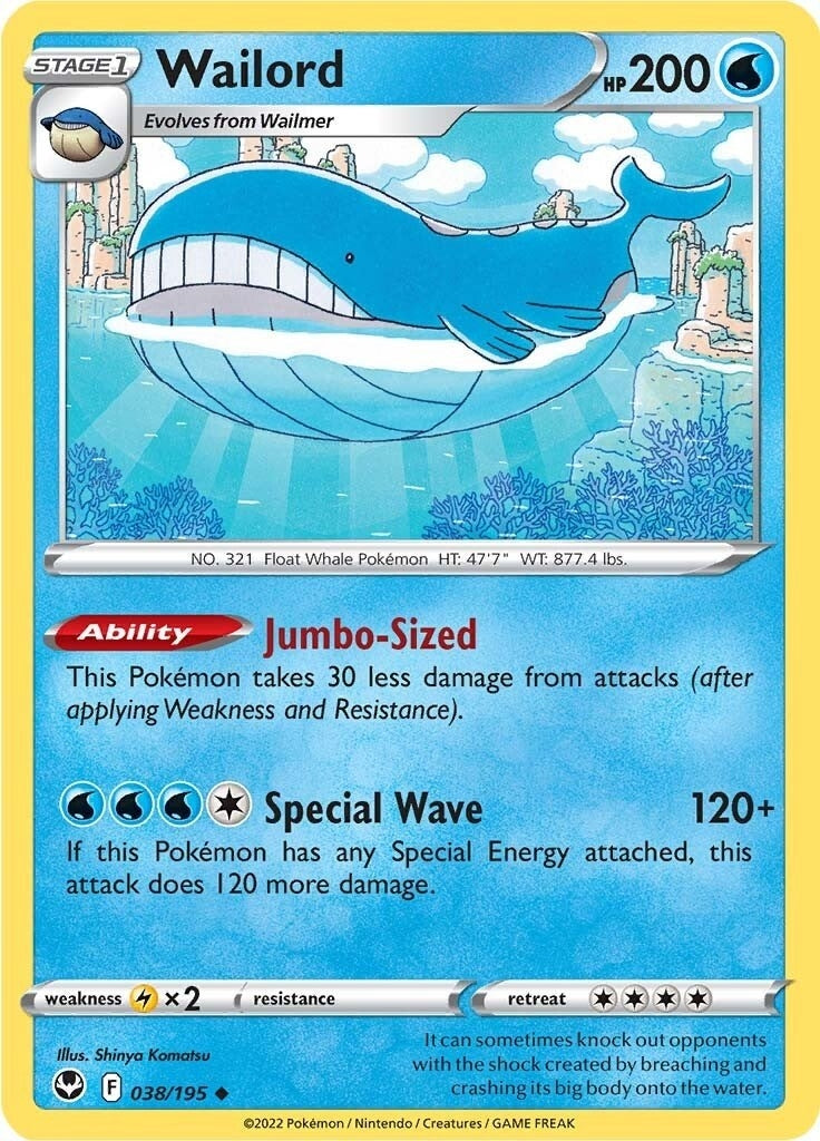 Image for Wailord (38) (SWSH12)
