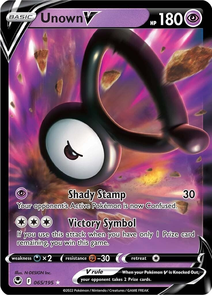 Image for Unown V (65) (SWSH12)