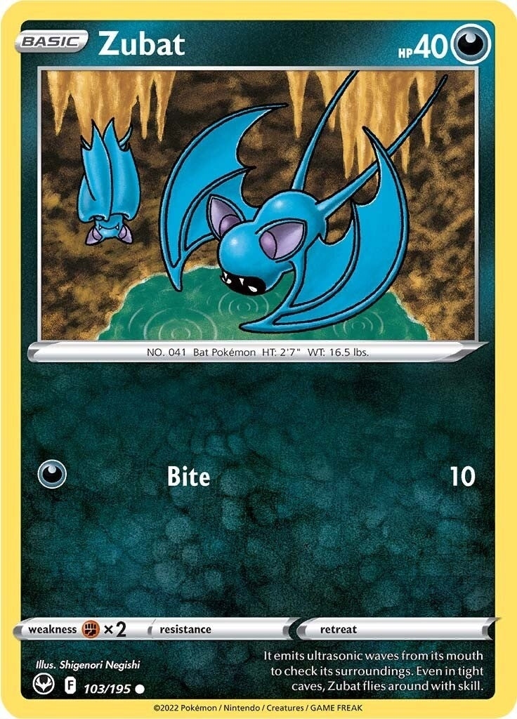 Image for Zubat (103) (SWSH12)