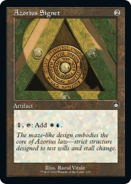 Image for Azorius Signet (Retro Frame) (133) (BRC)