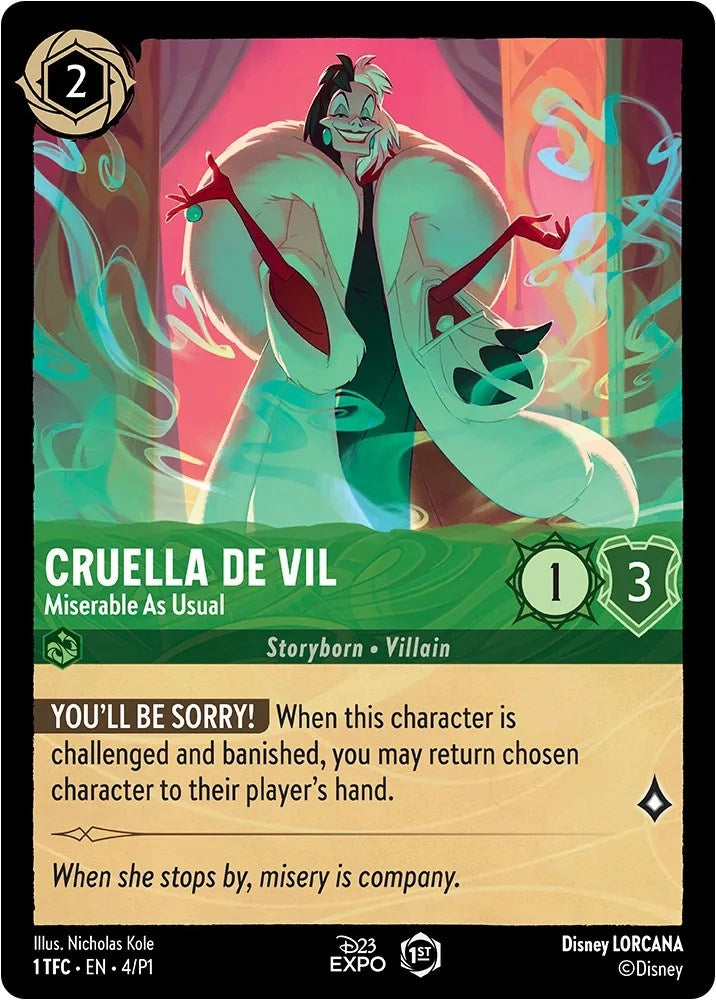Image for Cruella de Vil - Miserable As Usual (4) (D23)