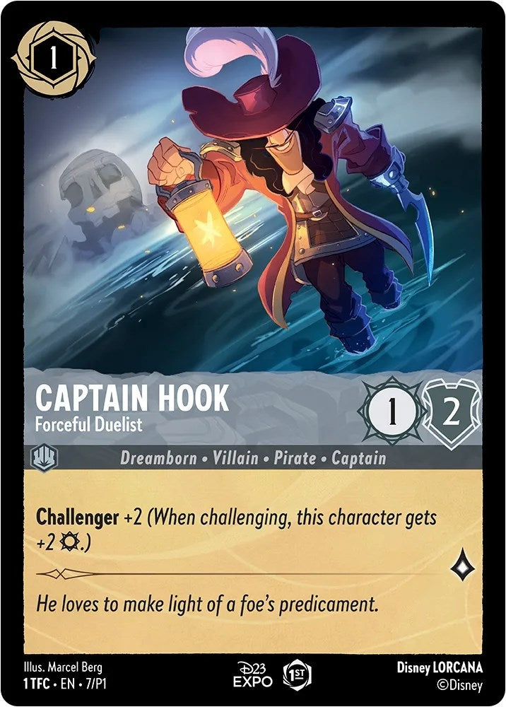 Image for Captain Hook - Forceful Duelist (7) (D23)