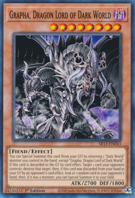 Image for Grapha, Dragon Lord of Dark World (13043) (SR13)