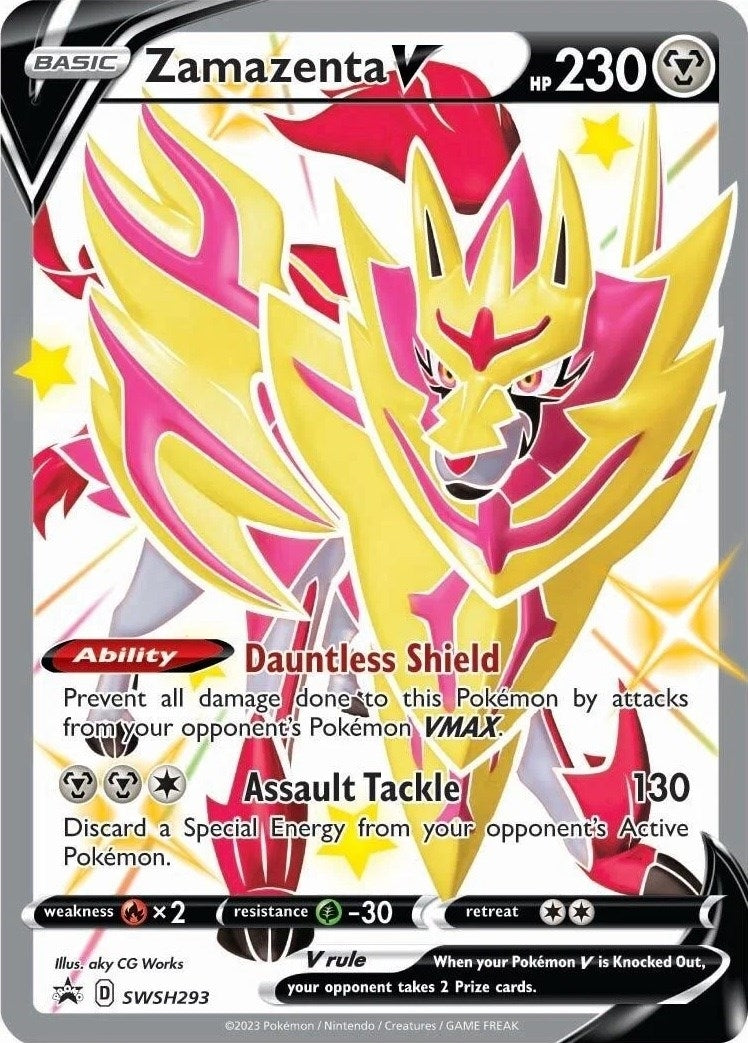 Image for Zamazenta V (Shiny) - SWSH293 (293) (SWSD)
