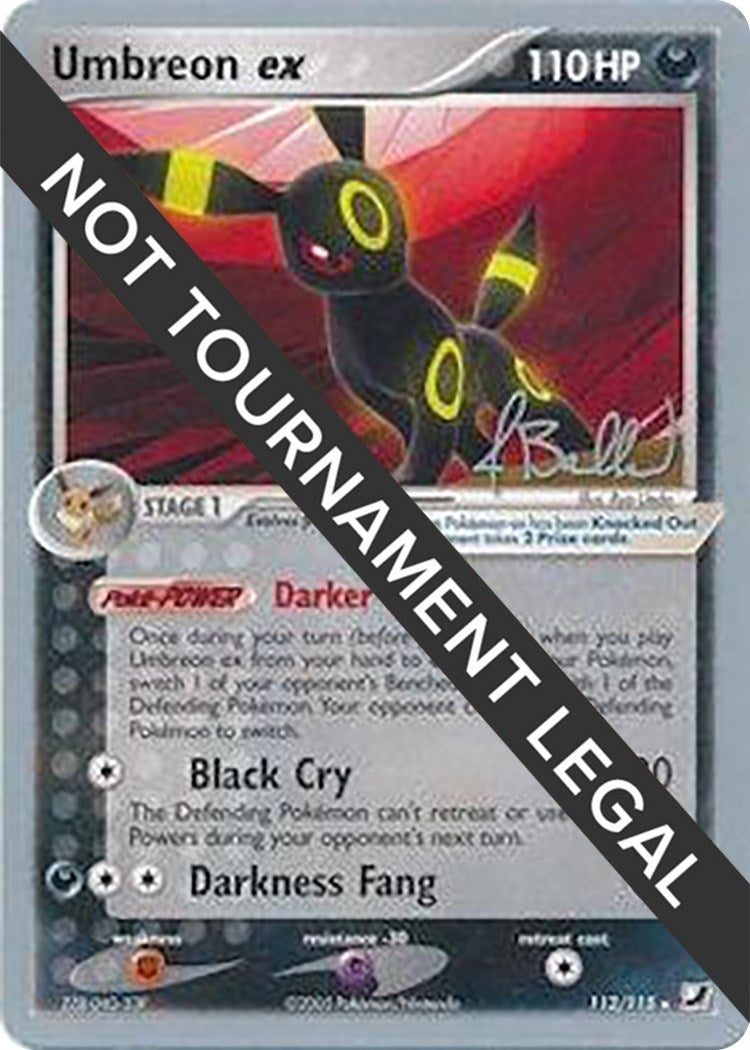 Image for Umbreon ex - 2006 (Jimmy Ballard) (112) (WCD)