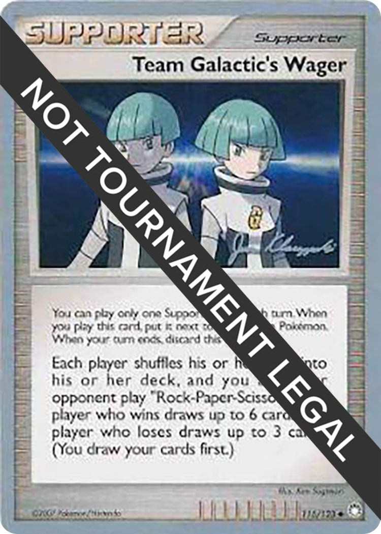 Image for Team Galactic's Wager - 2008 (Jason Klaczynski) (115) (WCD)