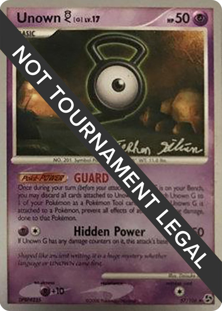 Image for Unown [G] - 2009 (Stephen Silvestro) (57) (WCD)
