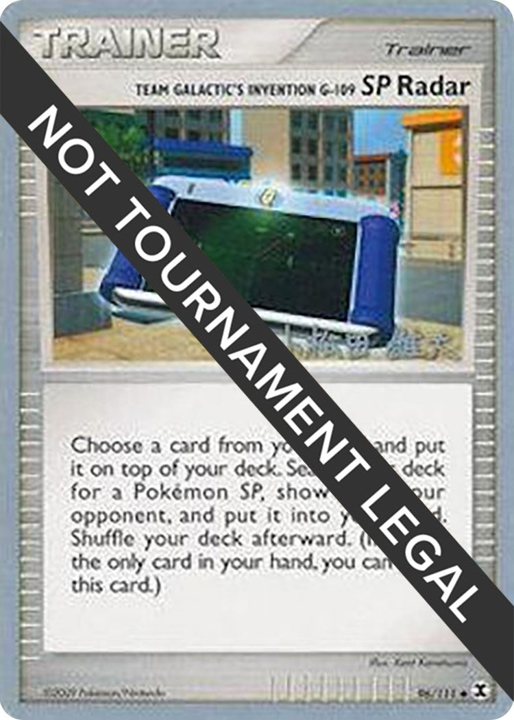 Image for Team Galactic's Invention G-109 SP Radar - 2010 (Yuta Komatsuda) (96) (WCD)